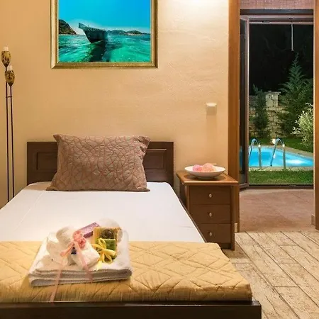Willa Super Zakynthos - Kivelo - 3 Bedrooms - Private Pool And Air Conditioning