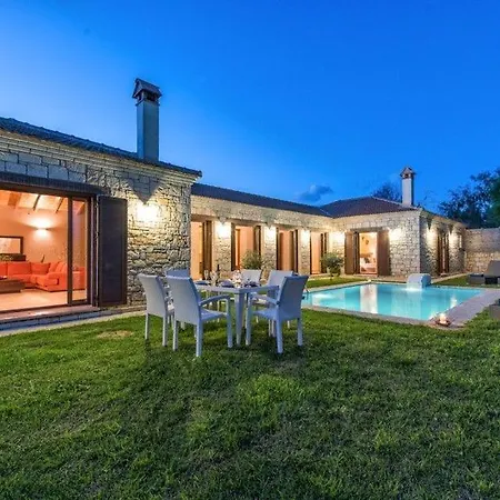 Willa Super Zakynthos - Kivelo - 3 Bedrooms - Private Pool And Air Conditioning Gaitani